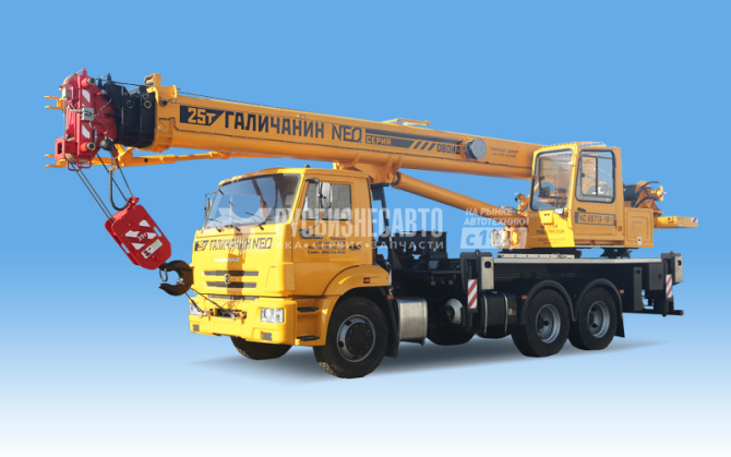 Купить КС 55713-1В-1 NEO автокран 25т.  (КАМАЗ-65115) ОВОИД в компании Русбизнесавто - изображение 1
