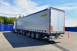 ORTHAUS V4 шторный полуприцеп 13,6 метров, 4 оси ССУ 1150 мм, коники