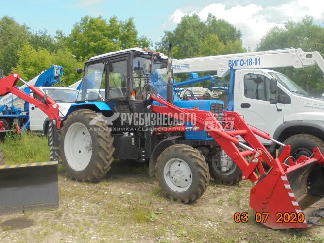 Купить Одноковшовый погрузчик-экскаватор ЭО2626М (на базе Беларус 82.1, не смещаемая ось, челюстной ковш) в компании Русбизнесавто - изображение 1