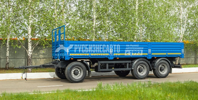 Купить Нефаз 8332-0110130-04 прицеп бортовой 3-х осный,двускатная ошиновка в компании Русбизнесавто - изображение 1